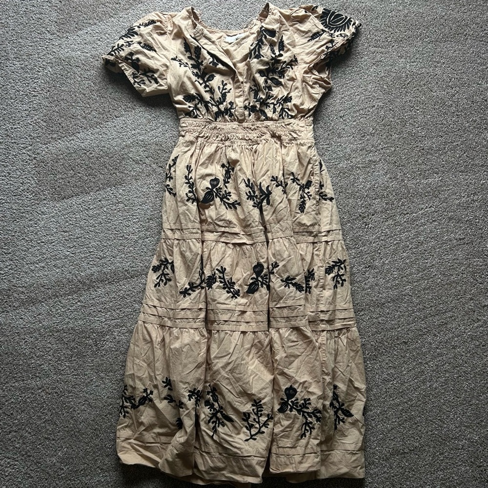 Anthropologie Somerset Maxi Dress Embroidered - Picture 10 of 14